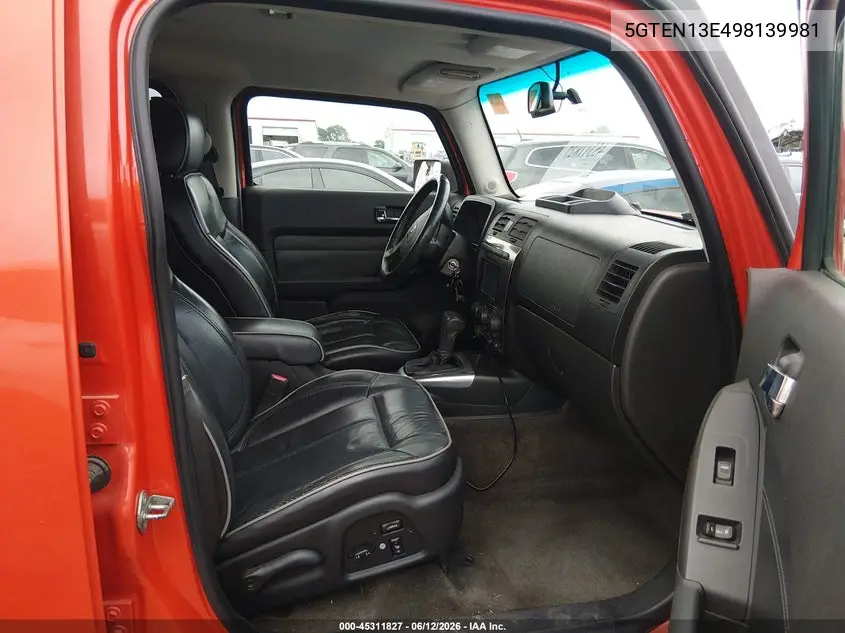 2009 Hummer H3 Suv VIN: 5GTEN13E498139981 Lot: 45311827
