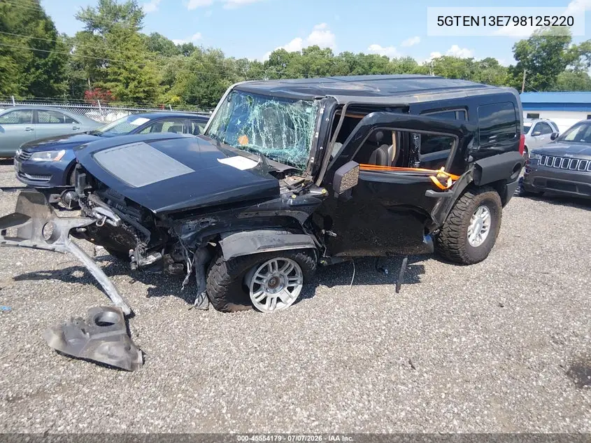 2009 Hummer H3 Suv VIN: 5GTEN13E798125220 Lot: 45554179