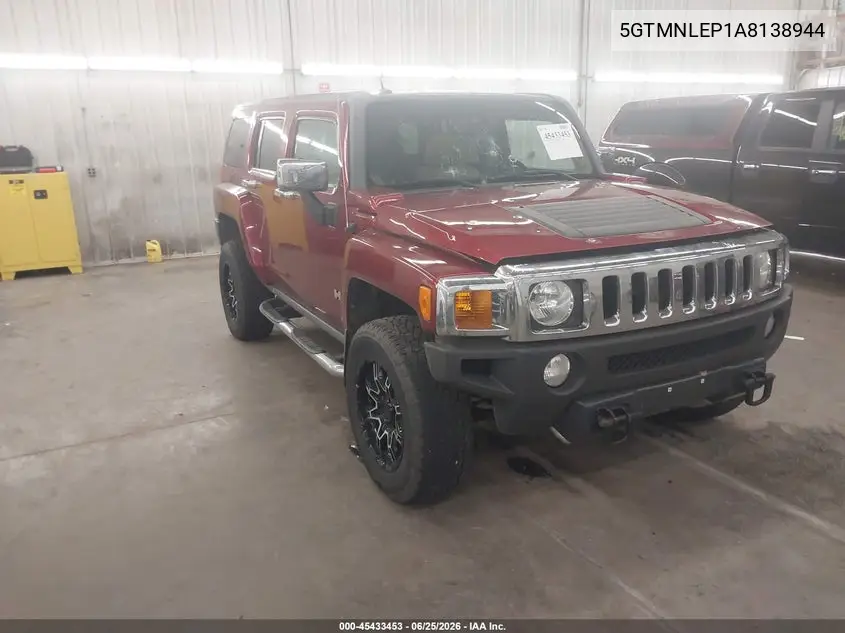 2010 Hummer H3 Suv Alpha VIN: 5GTMNLEP1A8138944 Lot: 45433453