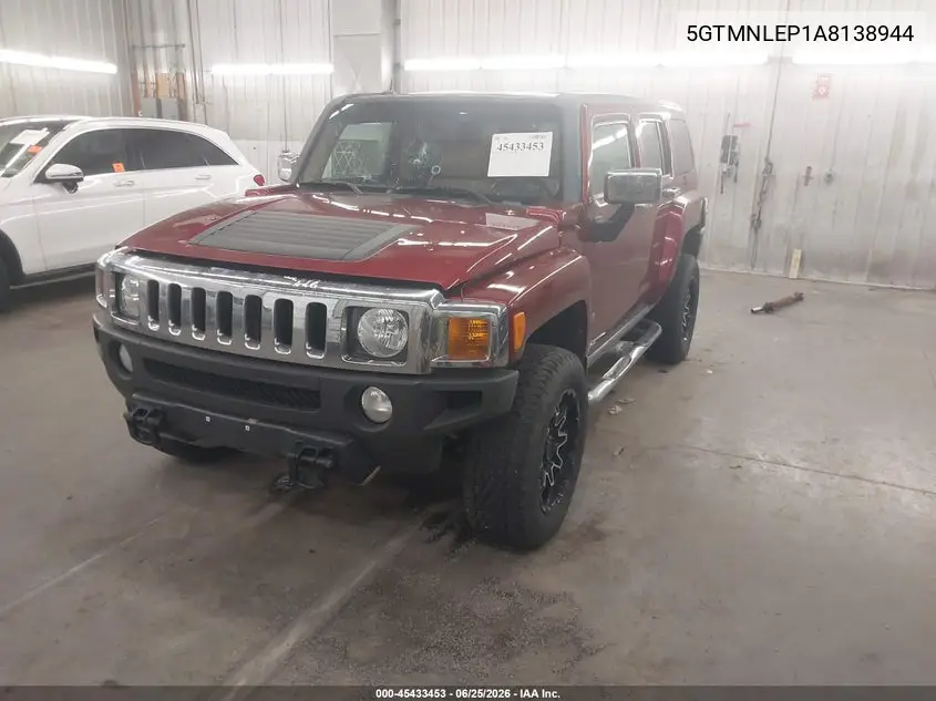 2010 Hummer H3 Suv Alpha VIN: 5GTMNLEP1A8138944 Lot: 45433453