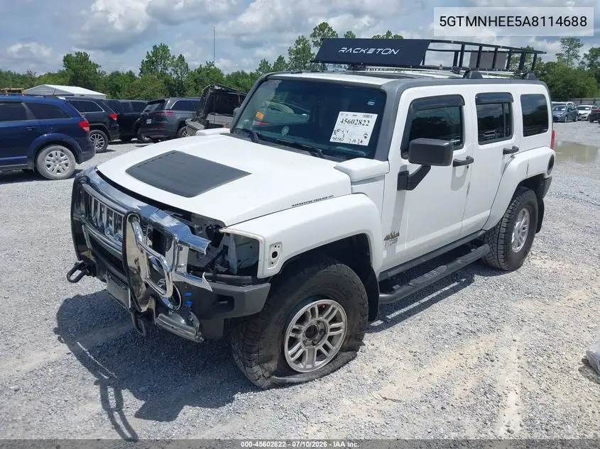 2010 Hummer H3 Suv Adventure VIN: 5GTMNHEE5A8114688 Lot: 45602822