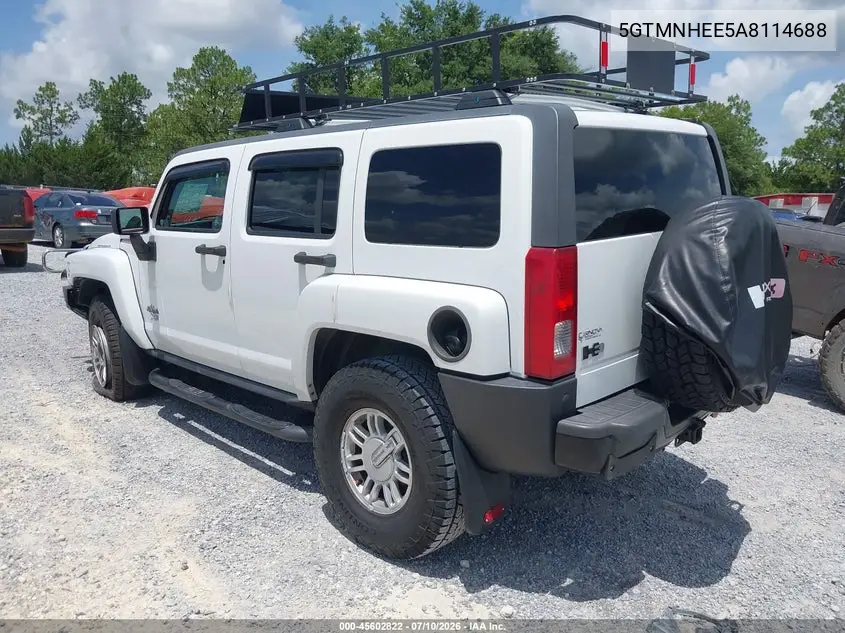 2010 Hummer H3 Suv Adventure VIN: 5GTMNHEE5A8114688 Lot: 45602822