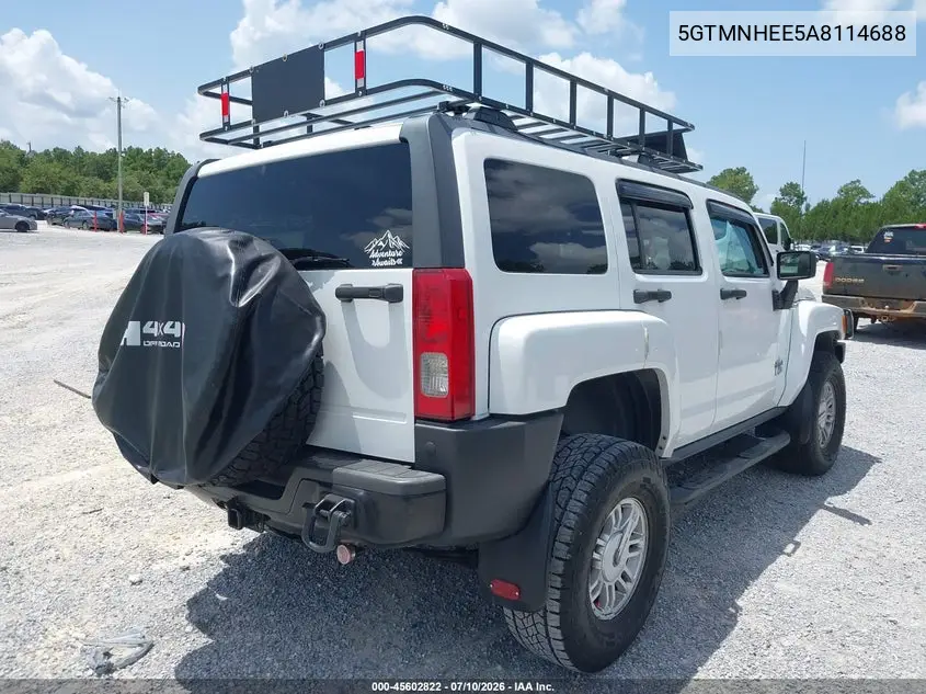 2010 Hummer H3 Suv Adventure VIN: 5GTMNHEE5A8114688 Lot: 45602822