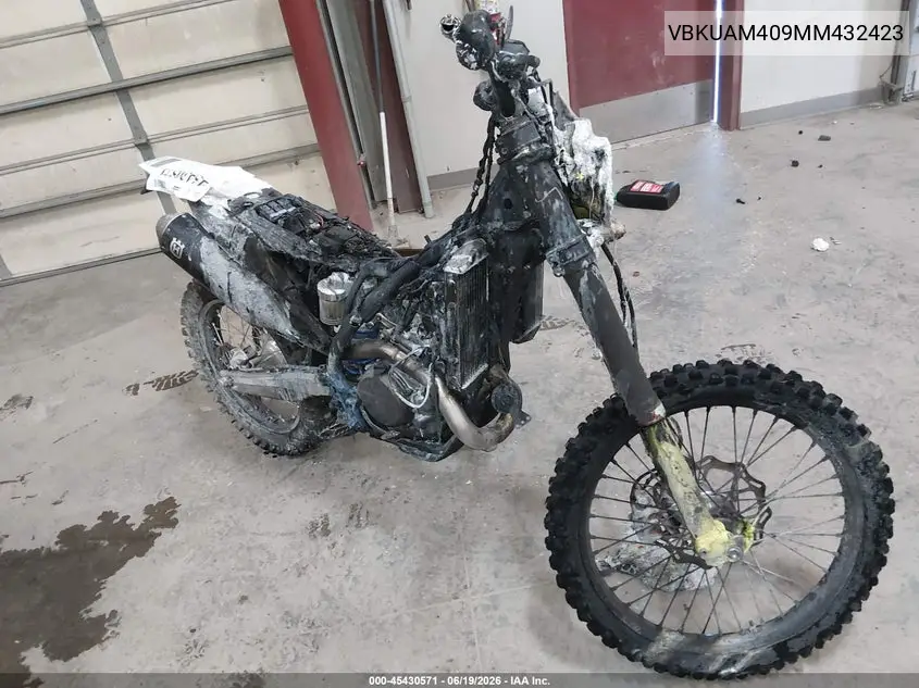 2021 Husqvarna Fe501 VIN: VBKUAM409MM432423 Lot: 45430571