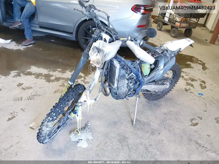 2021 Husqvarna Fe501 VIN: VBKUAM409MM432423 Lot: 45430571