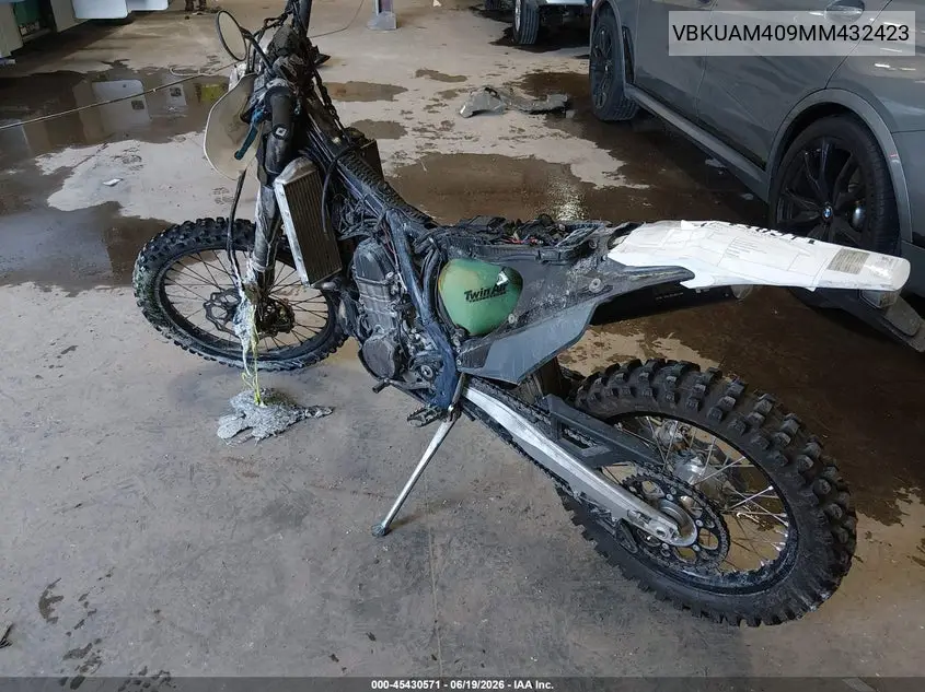 2021 Husqvarna Fe501 VIN: VBKUAM409MM432423 Lot: 45430571