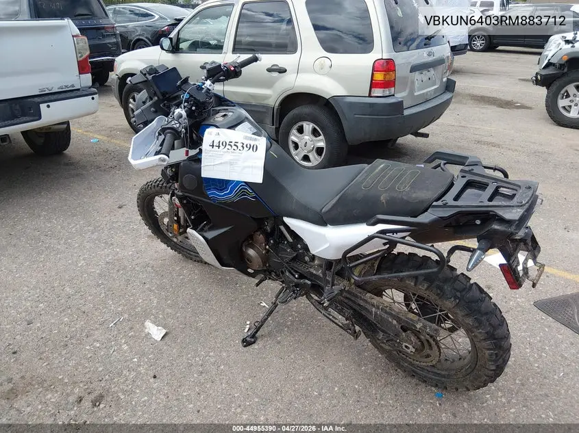 2024 Husqvarna Norden 901 VIN: VBKUN6403RM883712 Lot: 44955390