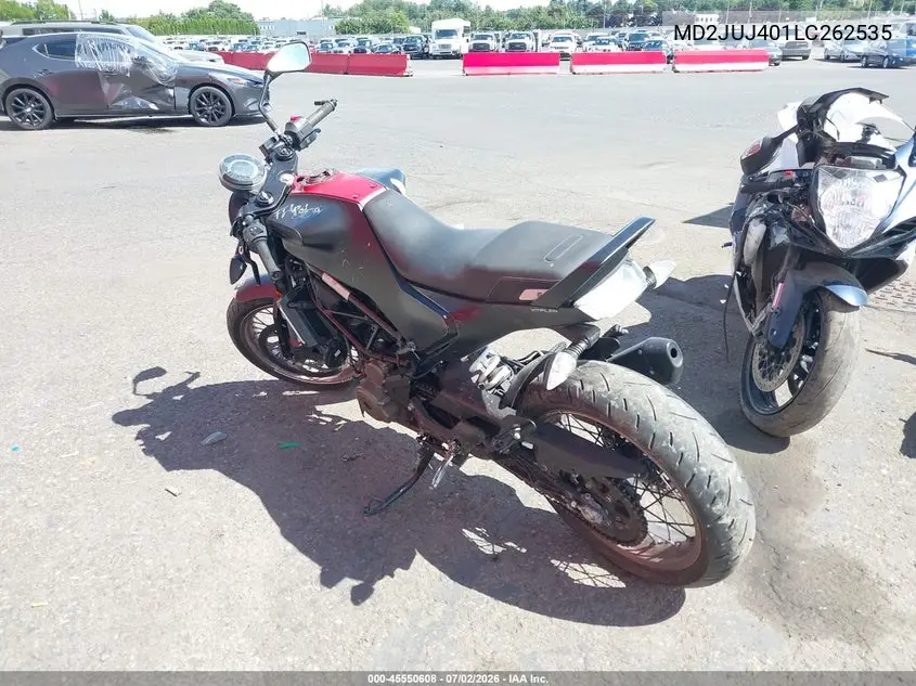 2020 Husqvarna Vitpilen 401/Svartpilen 401 VIN: MD2JUJ401LC262535 Lot: 45550608