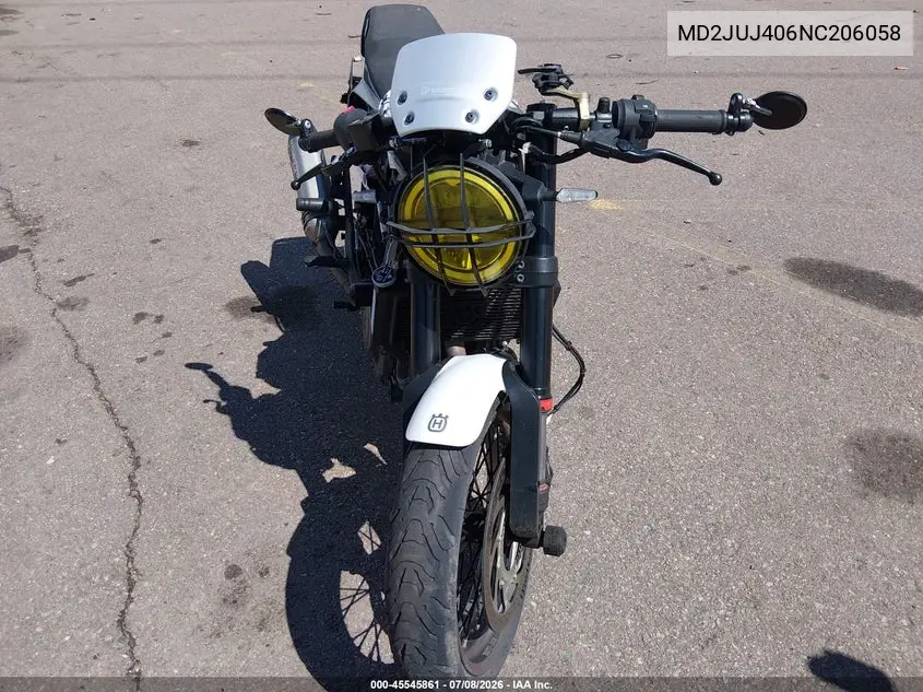 2022 Husqvarna Vitpilen 401/Svartpilen 401 VIN: MD2JUJ406NC206058 Lot: 45545861