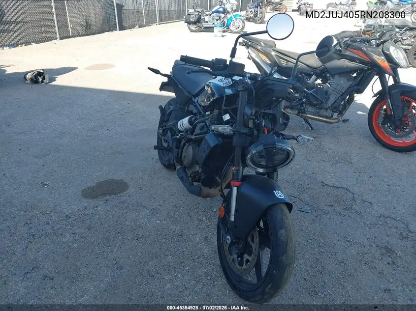 2024 Husqvarna Vitpilen 401/Svartpilen 401 VIN: MD2JUJ405RN208300 Lot: 45354928