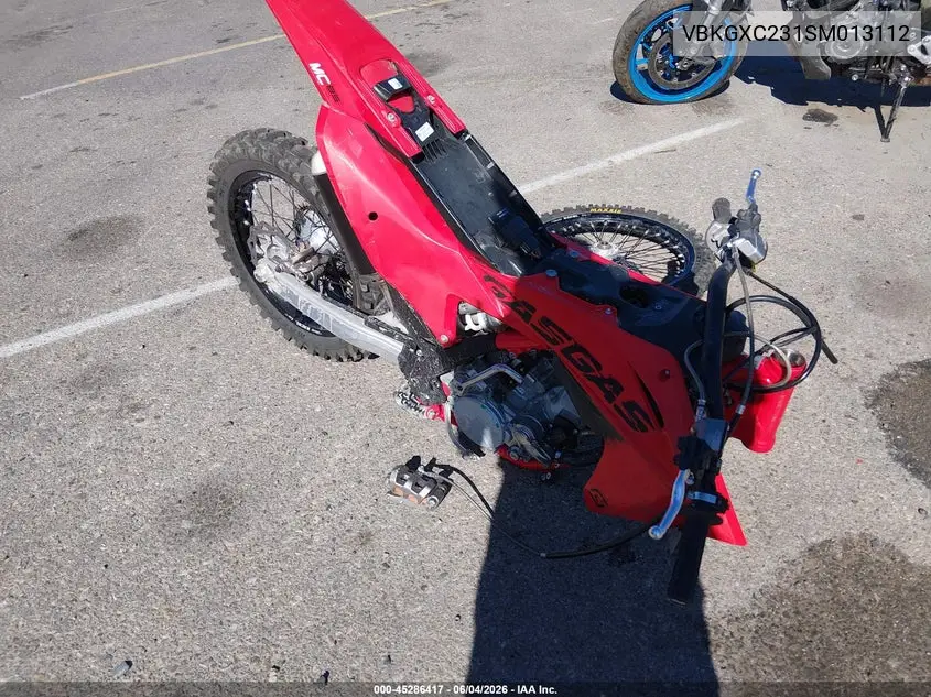 2025 Husqvarna Tc85 VIN: VBKGXC231SM013112 Lot: 45286417