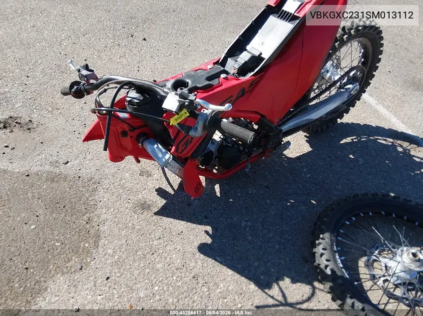 2025 Husqvarna Tc85 VIN: VBKGXC231SM013112 Lot: 45286417