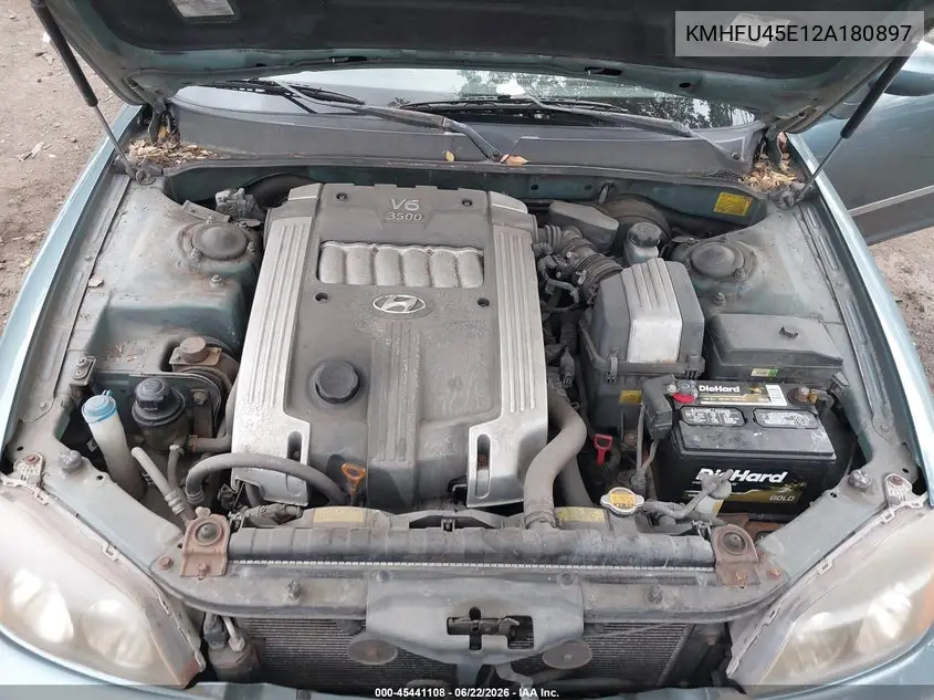 2002 Hyundai Xg350 L VIN: KMHFU45E12A180897 Lot: 45441108