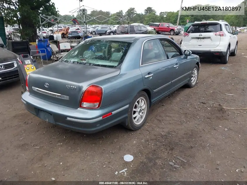 2002 Hyundai Xg350 L VIN: KMHFU45E12A180897 Lot: 45441108