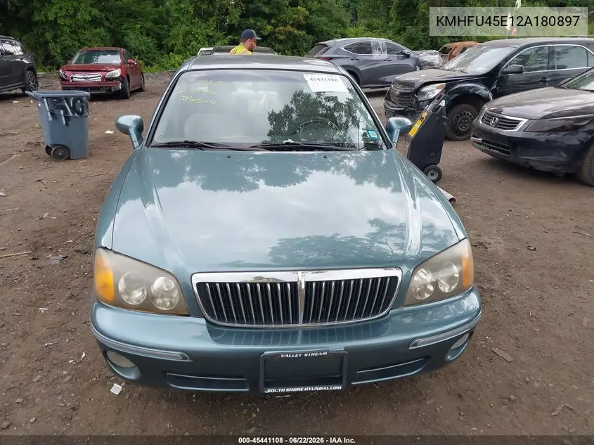 2002 Hyundai Xg350 L VIN: KMHFU45E12A180897 Lot: 45441108