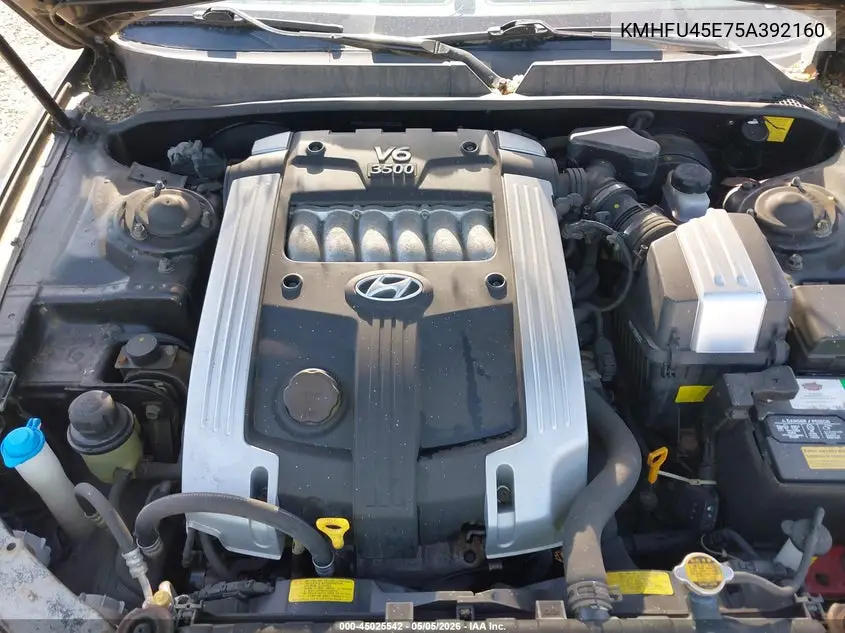 2005 Hyundai Xg350 L VIN: KMHFU45E75A392160 Lot: 45025542
