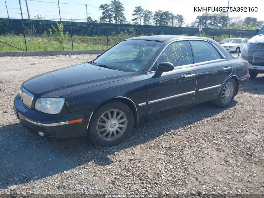 2005 Hyundai Xg350 L VIN: KMHFU45E75A392160 Lot: 45025542