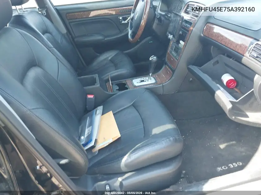 2005 Hyundai Xg350 L VIN: KMHFU45E75A392160 Lot: 45025542