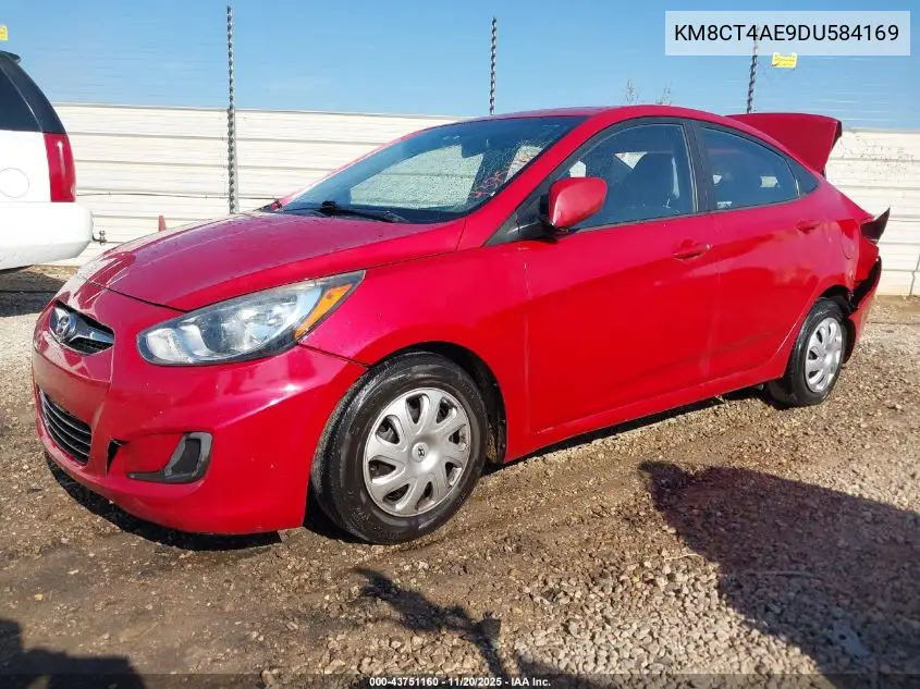 KMHCT4AE9DU584169 2013 Hyundai Accent Gls/Gs