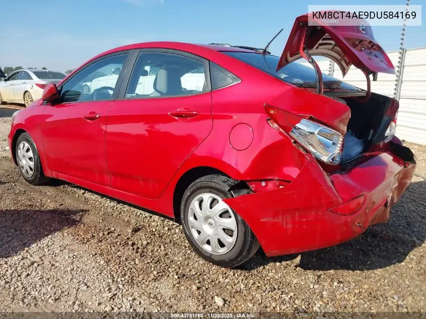 KMHCT4AE9DU584169 2013 Hyundai Accent Gls/Gs
