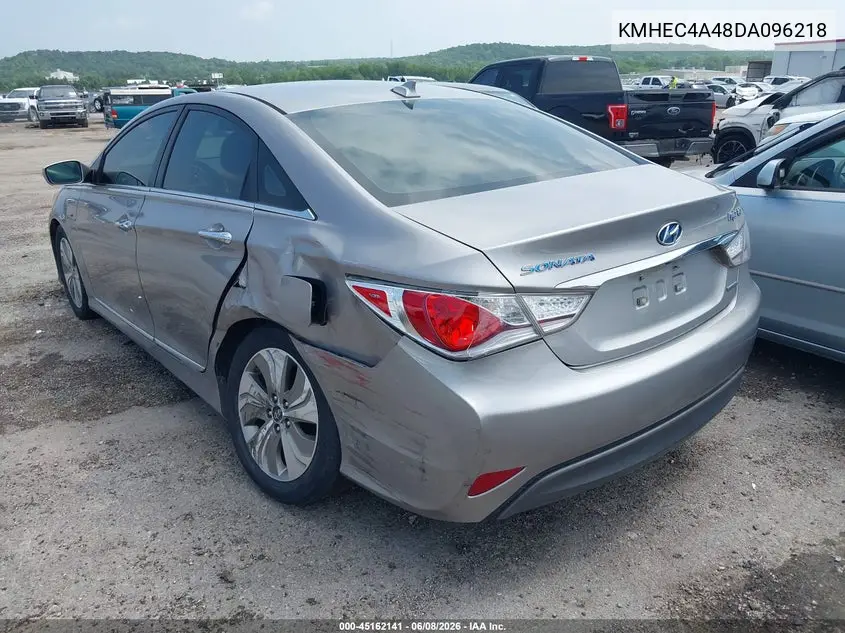 2013 Hyundai Sonata Hybrid Limited VIN: KMHEC4A48DA096218 Lot: 45162141