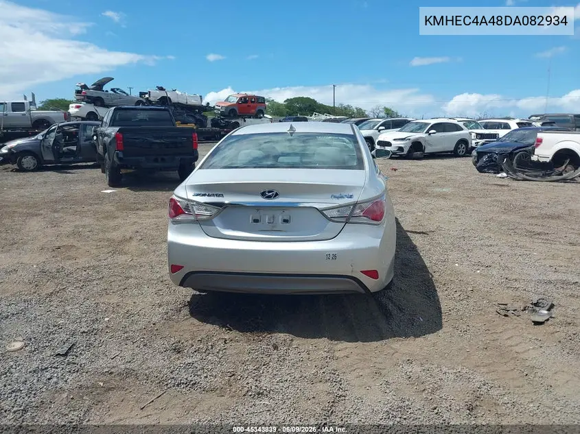 2013 Hyundai Sonata Hybrid VIN: KMHEC4A48DA082934 Lot: 45343839