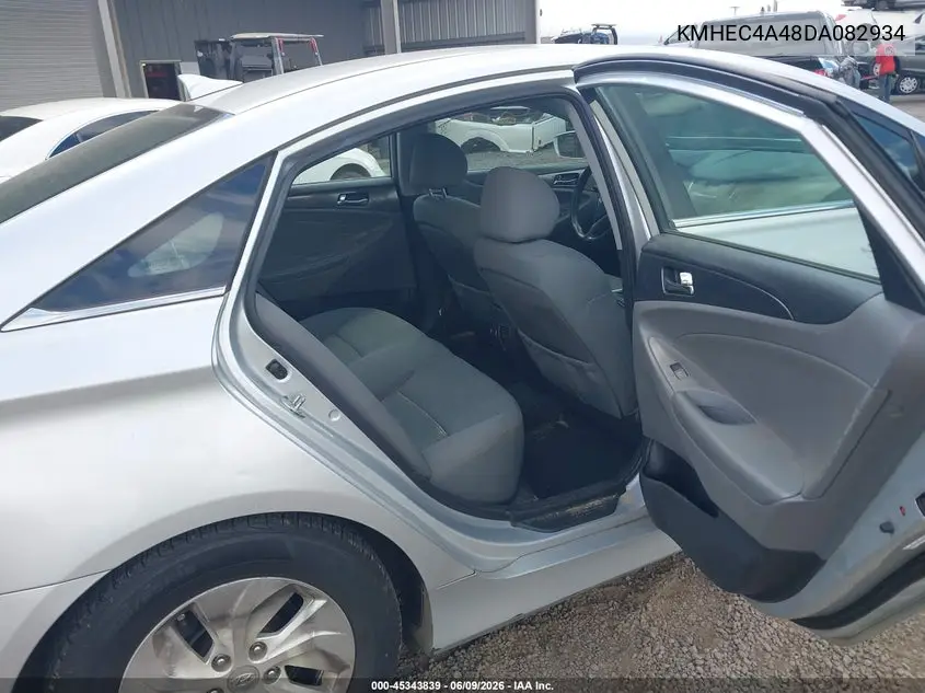 2013 Hyundai Sonata Hybrid VIN: KMHEC4A48DA082934 Lot: 45343839
