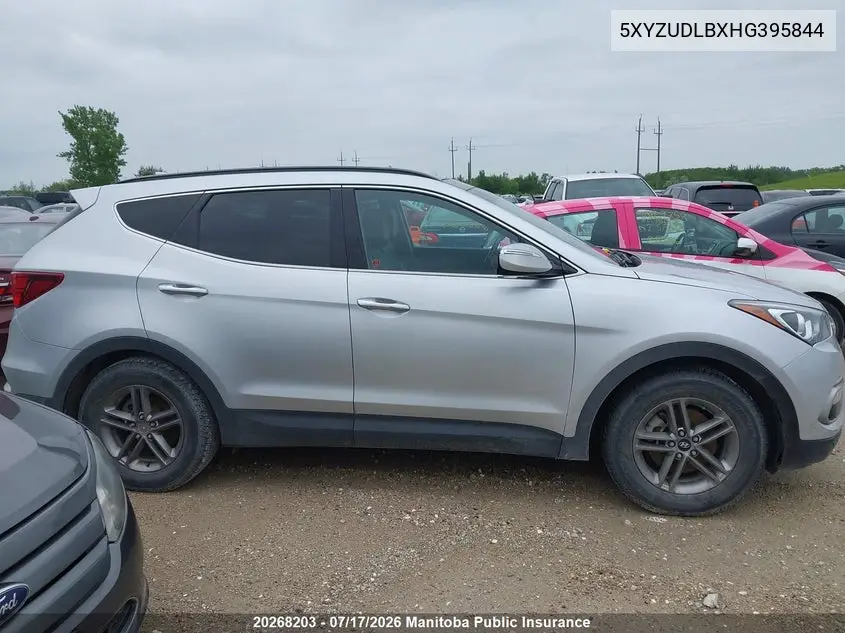 2017 Hyundai Santa Fe Sport VIN: 5XYZUDLBXHG395844 Lot: 20268203