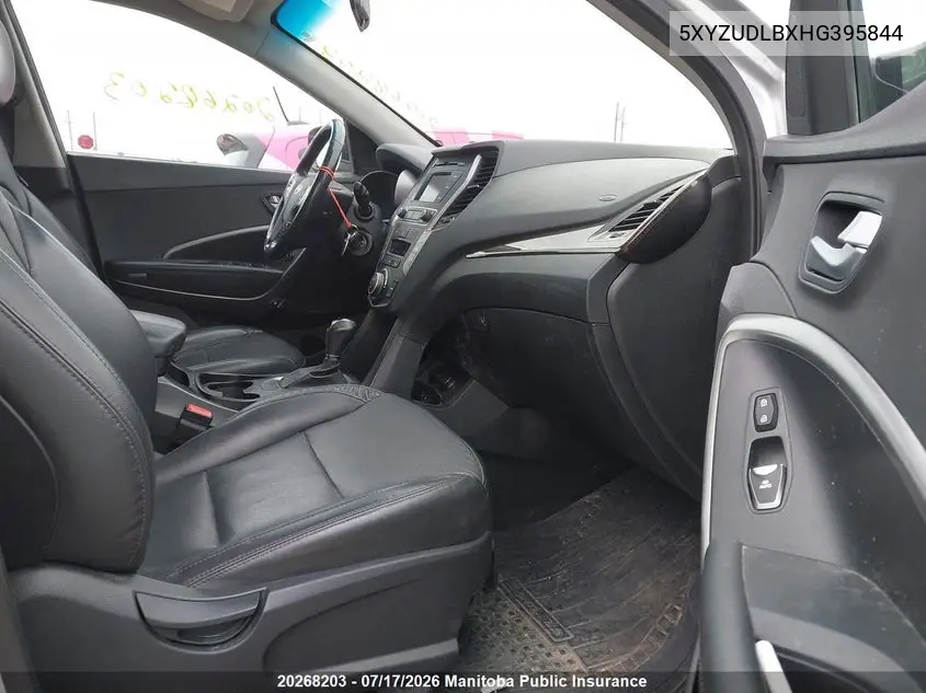 2017 Hyundai Santa Fe Sport VIN: 5XYZUDLBXHG395844 Lot: 20268203