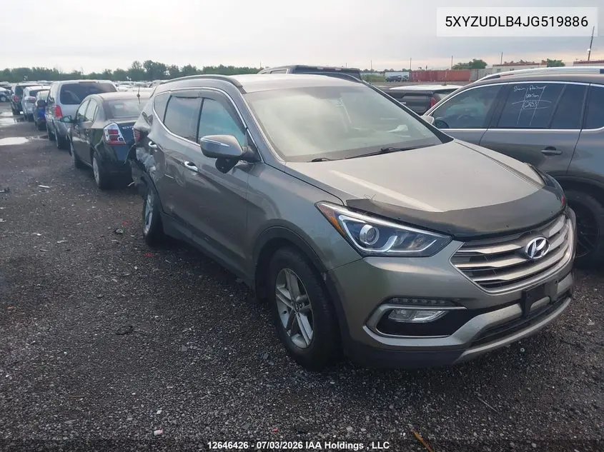 2018 Hyundai Santa Fe Sport 2.4 Premium VIN: 5XYZUDLB4JG519886 Lot: 12646426