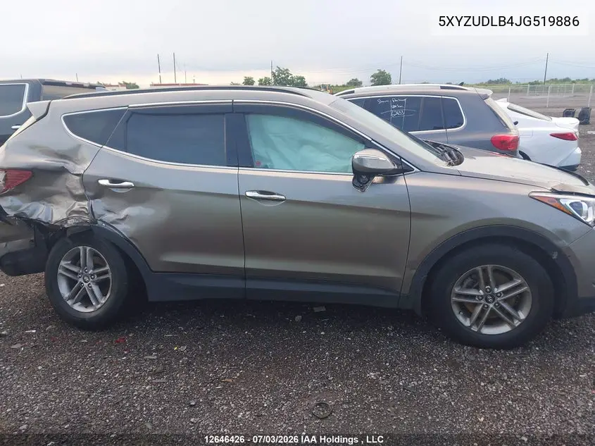 2018 Hyundai Santa Fe Sport 2.4 Premium VIN: 5XYZUDLB4JG519886 Lot: 12646426