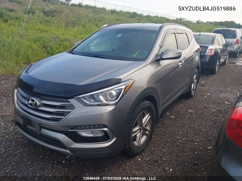 2018 Hyundai Santa Fe Sport 2.4 Premium VIN: 5XYZUDLB4JG519886 Lot: 12646426