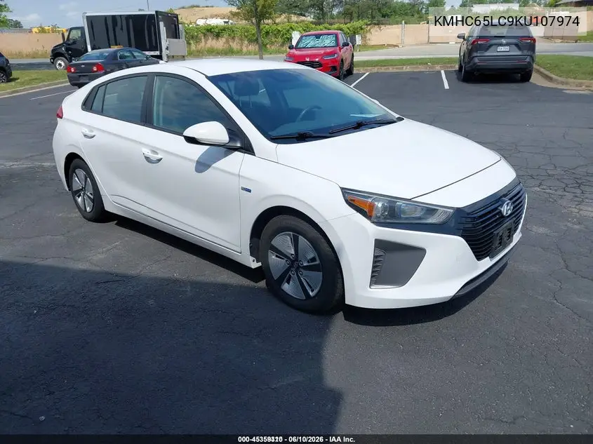 2019 Hyundai Ioniq Hybrid Blue VIN: KMHC65LC9KU107974 Lot: 45359310