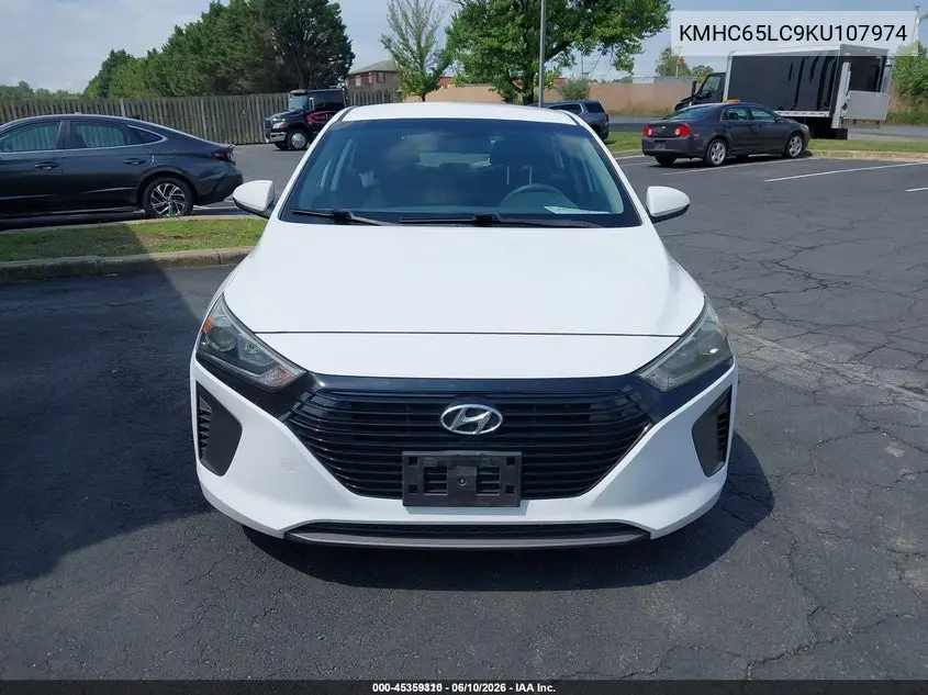 2019 Hyundai Ioniq Hybrid Blue VIN: KMHC65LC9KU107974 Lot: 45359310