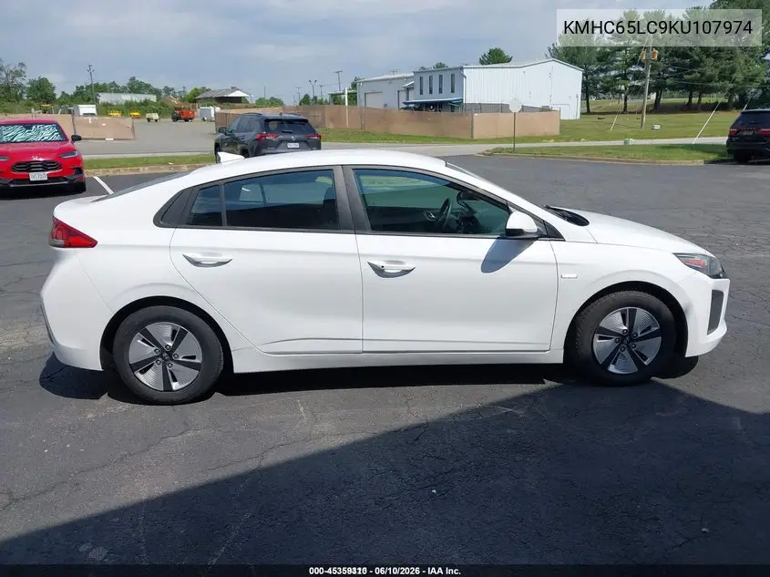 2019 Hyundai Ioniq Hybrid Blue VIN: KMHC65LC9KU107974 Lot: 45359310