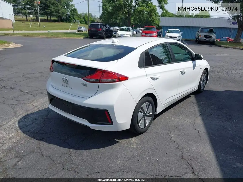 2019 Hyundai Ioniq Hybrid Blue VIN: KMHC65LC9KU107974 Lot: 45359310