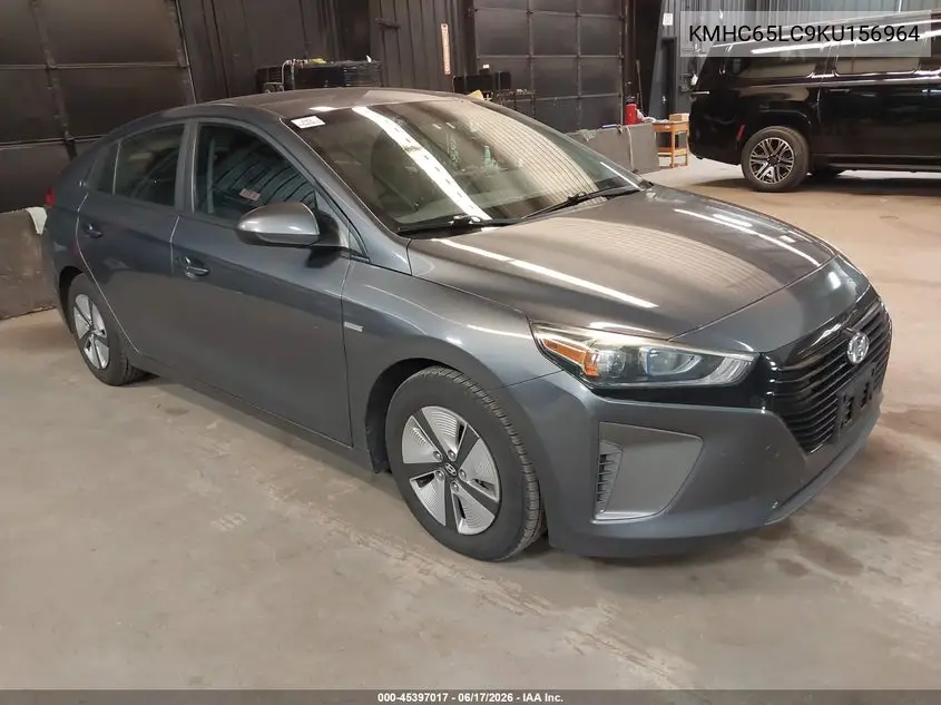 2019 Hyundai Ioniq Hybrid Blue VIN: KMHC65LC9KU156964 Lot: 45397017