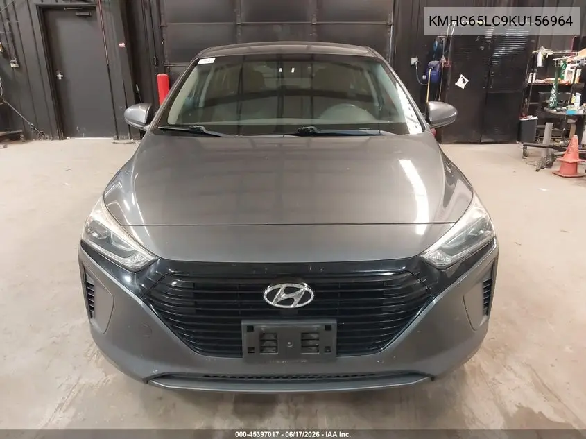 2019 Hyundai Ioniq Hybrid Blue VIN: KMHC65LC9KU156964 Lot: 45397017