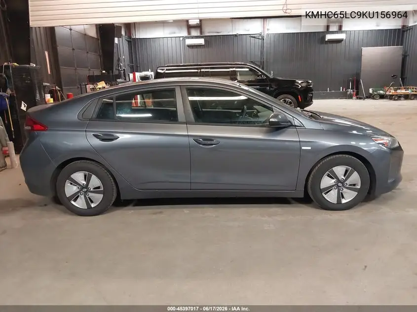 2019 Hyundai Ioniq Hybrid Blue VIN: KMHC65LC9KU156964 Lot: 45397017