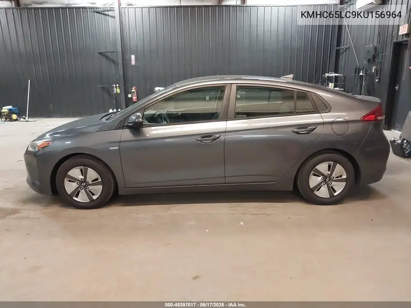 2019 Hyundai Ioniq Hybrid Blue VIN: KMHC65LC9KU156964 Lot: 45397017