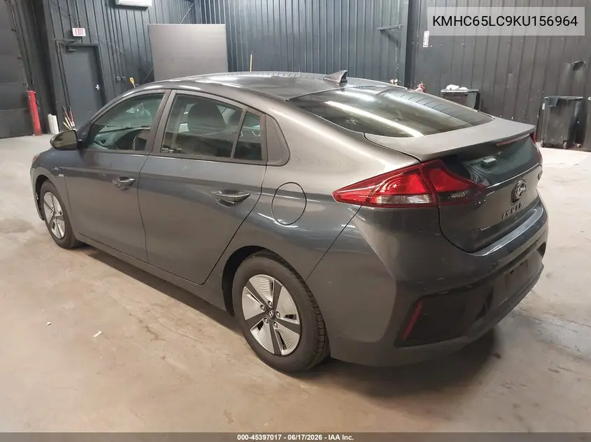 2019 Hyundai Ioniq Hybrid Blue VIN: KMHC65LC9KU156964 Lot: 45397017
