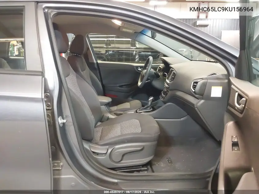 2019 Hyundai Ioniq Hybrid Blue VIN: KMHC65LC9KU156964 Lot: 45397017