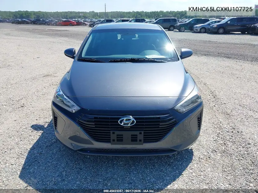 2019 Hyundai Ioniq Hybrid Blue VIN: KMHC65LCXKU107725 Lot: 45423357