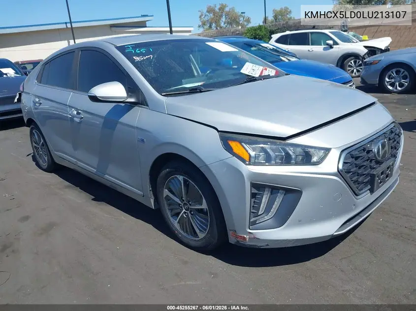 2020 Hyundai Ioniq Plug-In Hybrid Limited VIN: KMHCX5LD0LU213107 Lot: 45255267