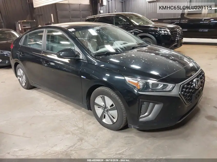 2020 Hyundai Ioniq Hybrid Blue VIN: KMHC65LC9LU220115 Lot: 45396838