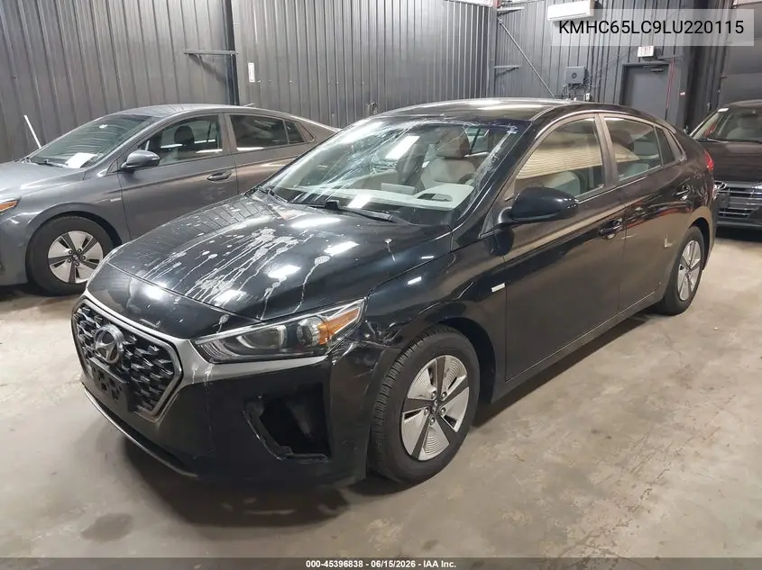 2020 Hyundai Ioniq Hybrid Blue VIN: KMHC65LC9LU220115 Lot: 45396838