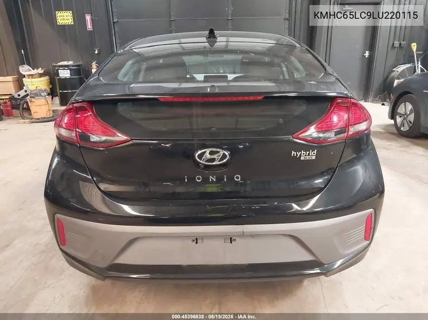 2020 Hyundai Ioniq Hybrid Blue VIN: KMHC65LC9LU220115 Lot: 45396838