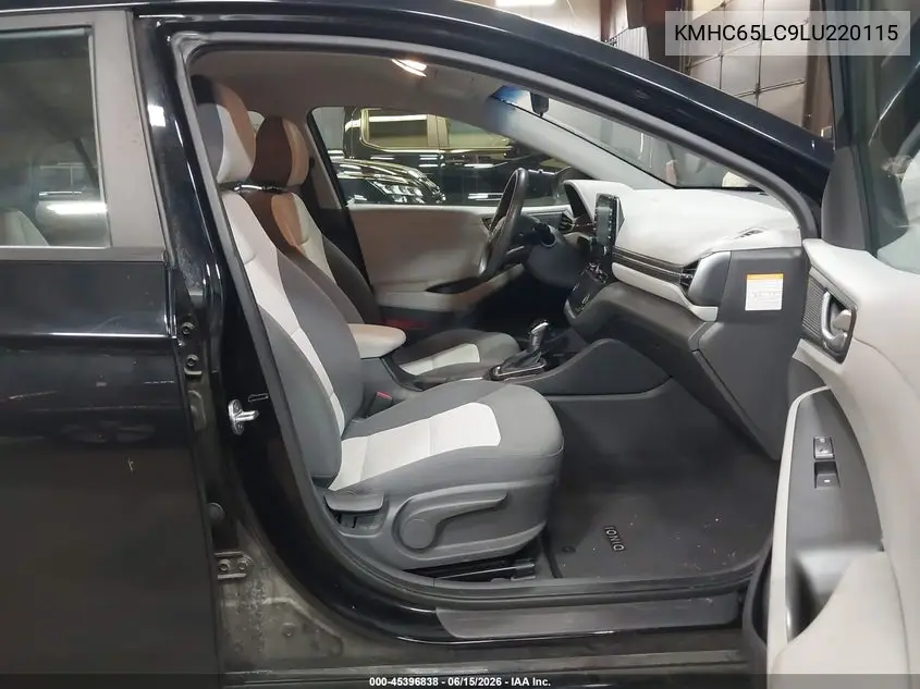 2020 Hyundai Ioniq Hybrid Blue VIN: KMHC65LC9LU220115 Lot: 45396838