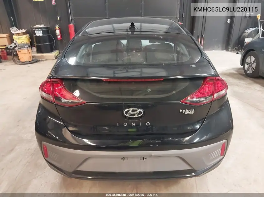 2020 Hyundai Ioniq Hybrid Blue VIN: KMHC65LC9LU220115 Lot: 45396838