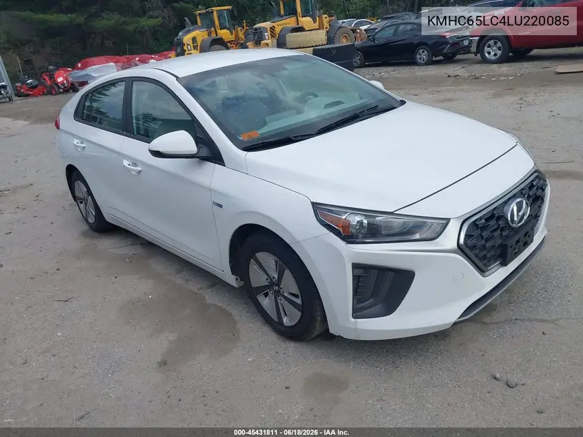 2020 Hyundai Ioniq Hybrid Blue VIN: KMHC65LC4LU220085 Lot: 45431811